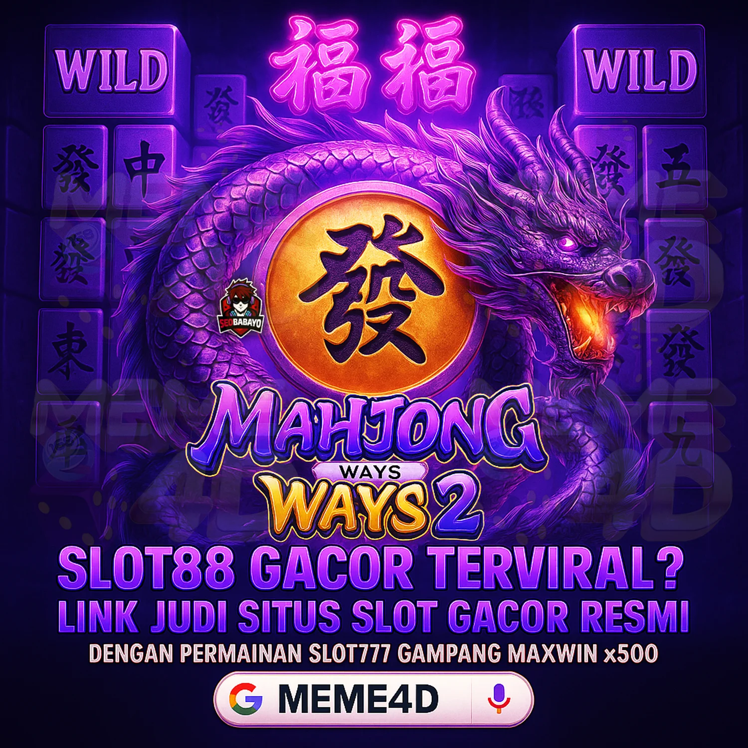 SLOT88: Link Judi Situs Slot Gacor Resmi dengan Permainan Slot777 Gampang Maxwin x500